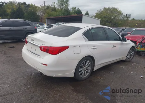 2014 Infiniti Q50 Premium из США, поврежденный, VIN JN1BV7AP8EM678321